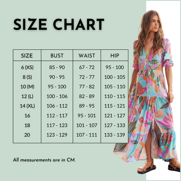 Size Chart | Sage Collective